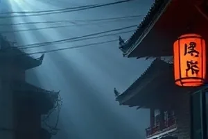午夜放映室横版封面，老影院红色座椅与幕布前的单束光