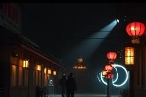长夜归途横版封面，夜间公路与车灯拉出的长条光轨